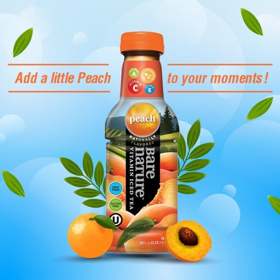 BARE NATURE Vitamin Iced Tea - Peach