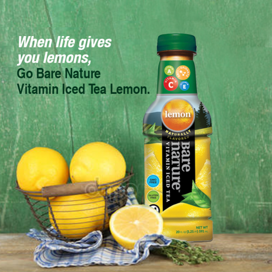 Bare Nature Vitamin Iced Tea - Lemon